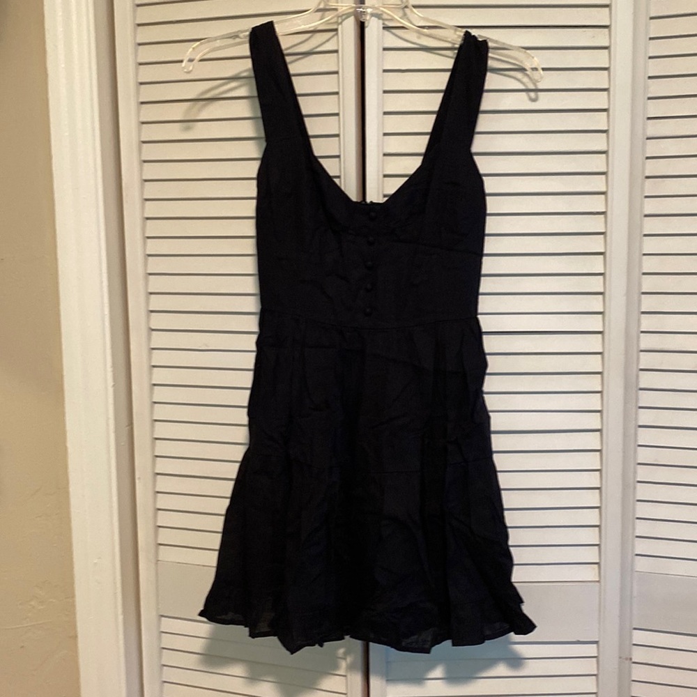 Lulu black mini dress